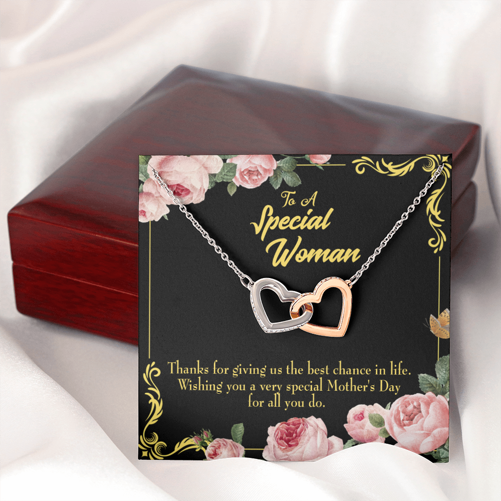 To Mom Best Chance in Life Inseparable Necklace-Express Your Love Gifts