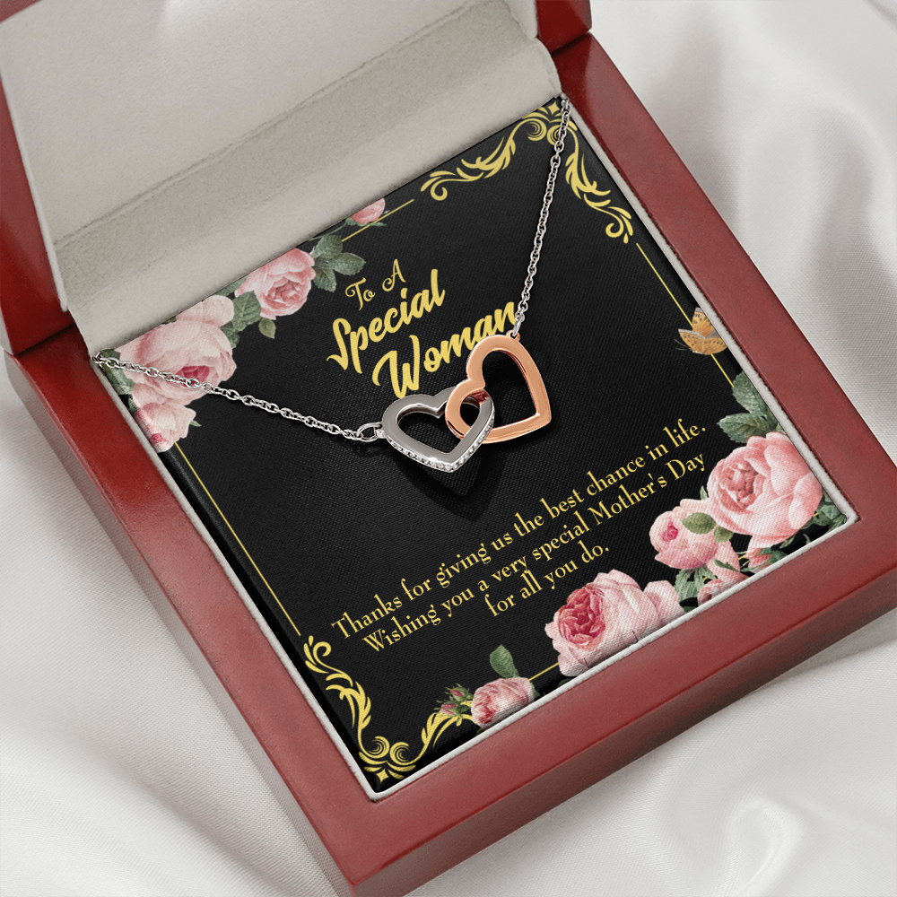 To Mom Best Chance in Life Inseparable Necklace-Express Your Love Gifts