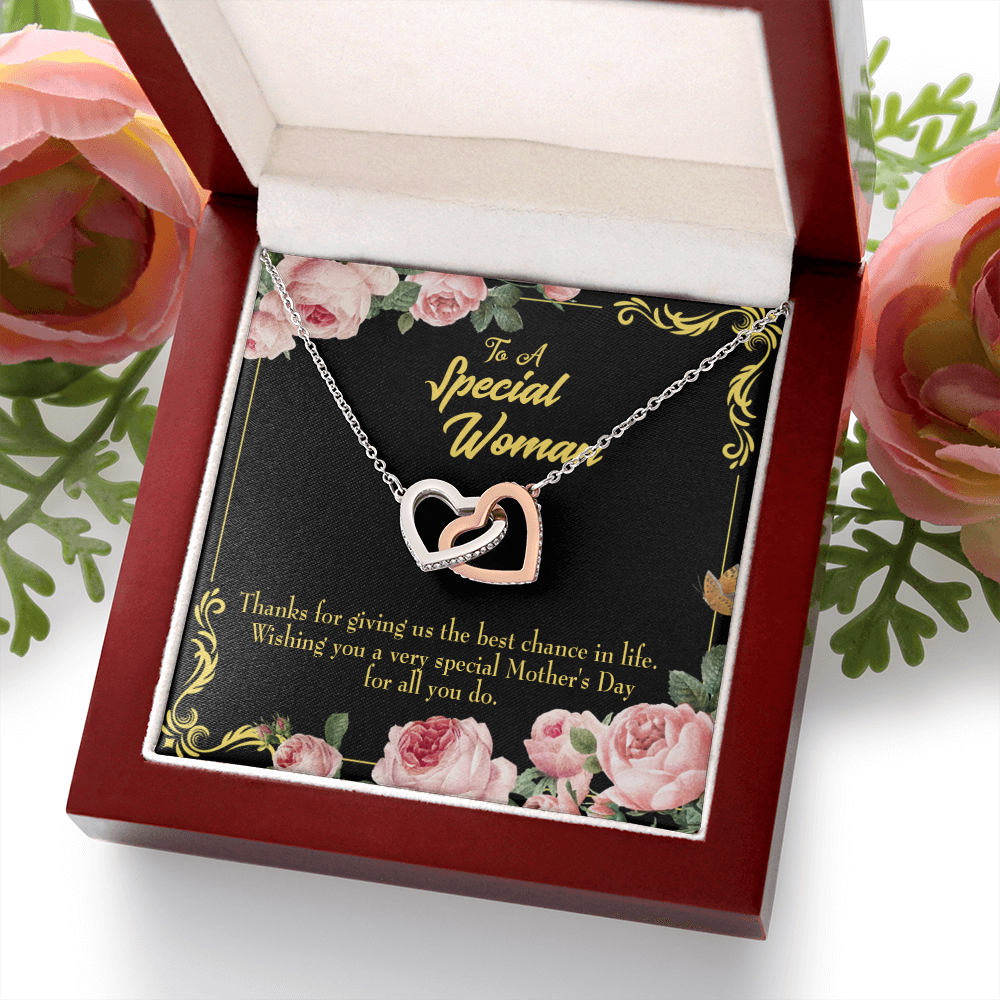 To Mom Best Chance in Life Inseparable Necklace-Express Your Love Gifts