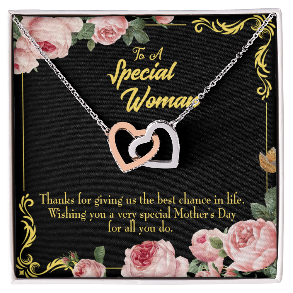 To Mom Best Chance in Life Inseparable Necklace-Express Your Love Gifts