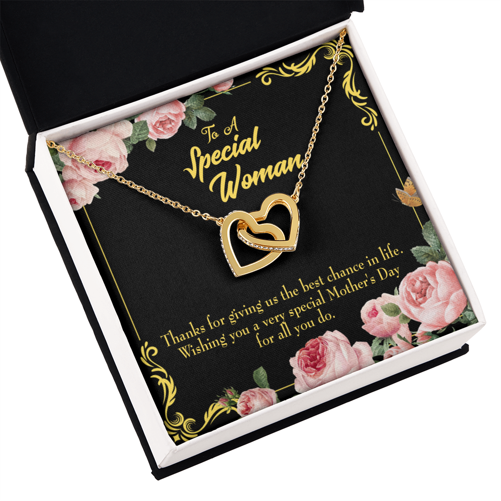 To Mom Best Chance in Life Inseparable Necklace-Express Your Love Gifts