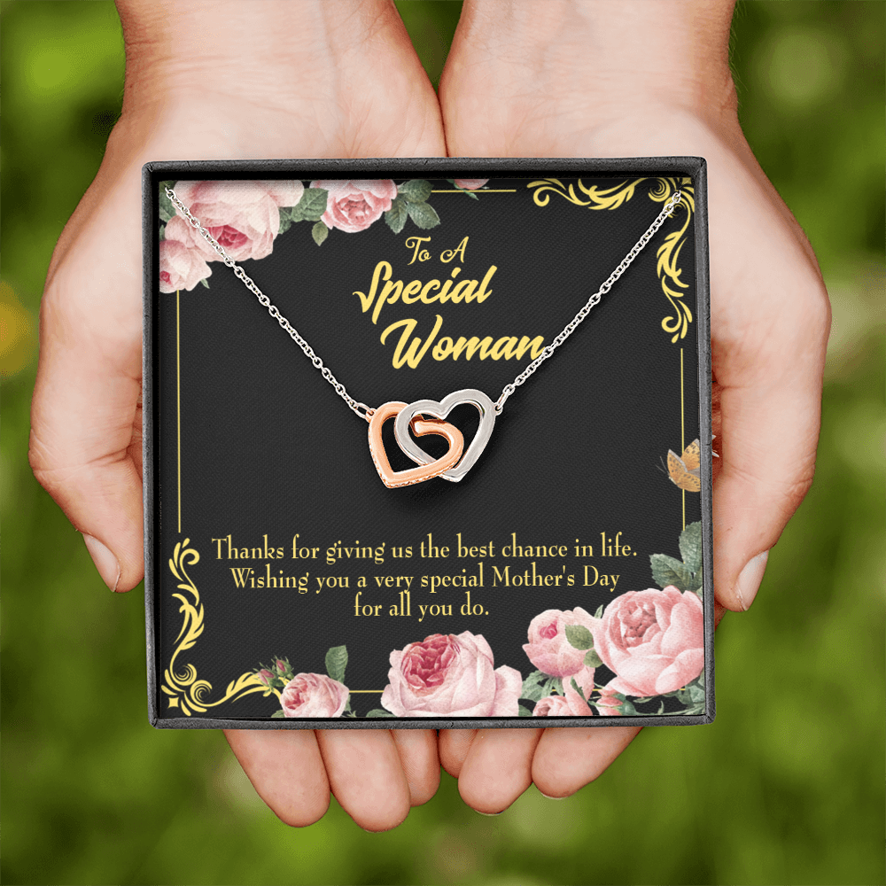 To Mom Best Chance in Life Inseparable Necklace-Express Your Love Gifts