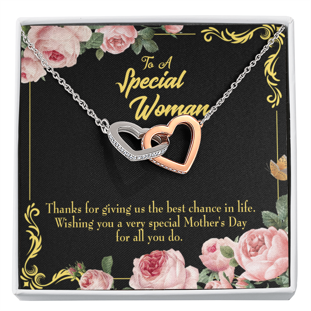 To Mom Best Chance in Life Inseparable Necklace-Express Your Love Gifts