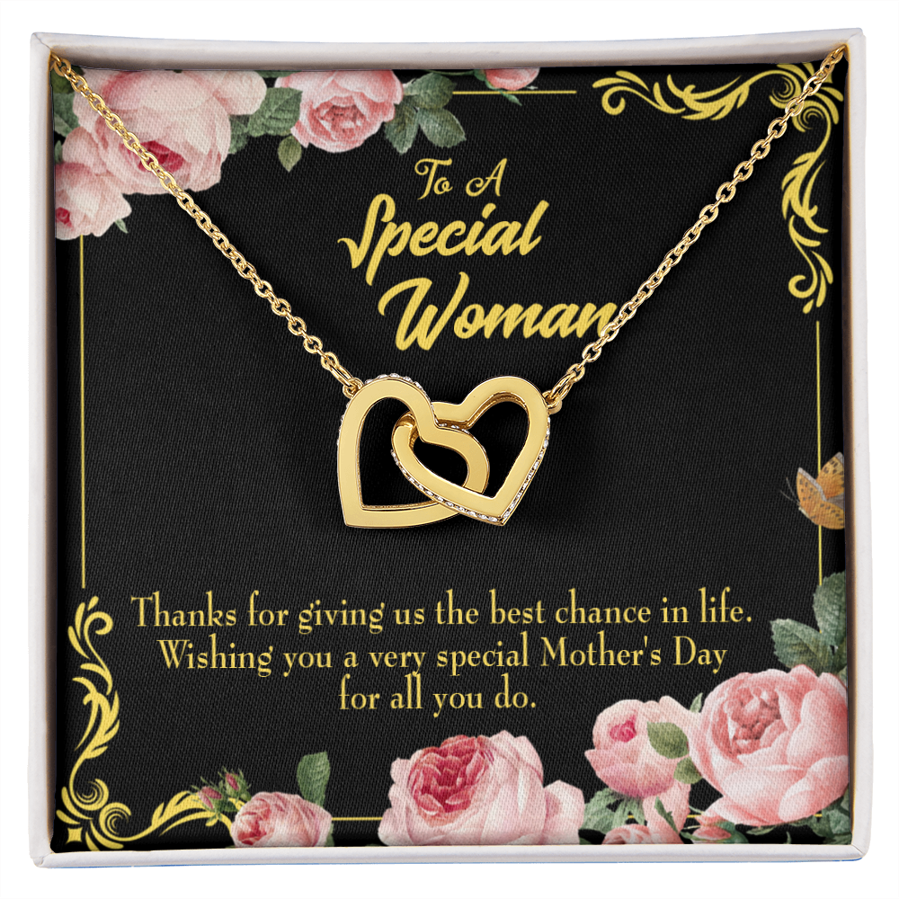 To Mom Best Chance in Life Inseparable Necklace-Express Your Love Gifts