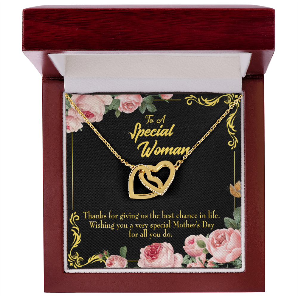 To Mom Best Chance in Life Inseparable Necklace-Express Your Love Gifts