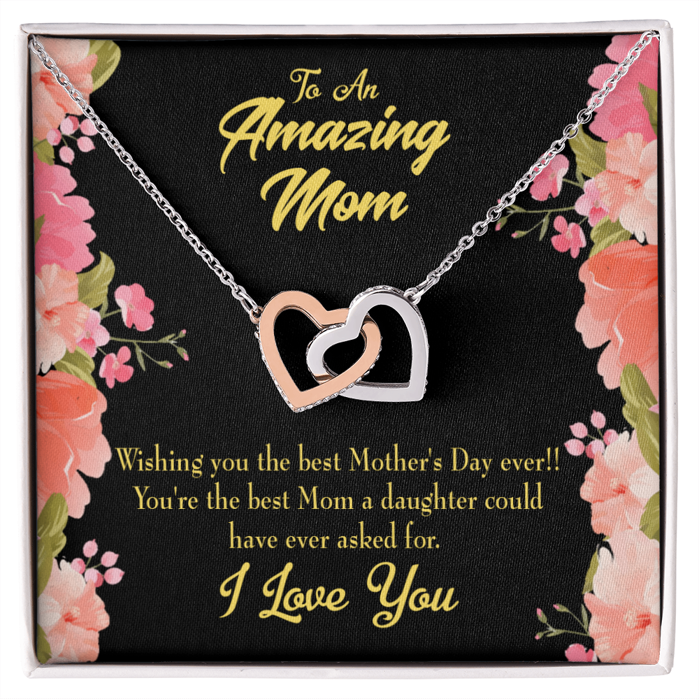 To Mom Best Mom Daughter Could Have Inseparable Necklace-Express Your Love Gifts