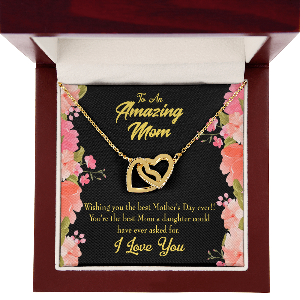 To Mom Best Mom Daughter Could Have Inseparable Necklace-Express Your Love Gifts