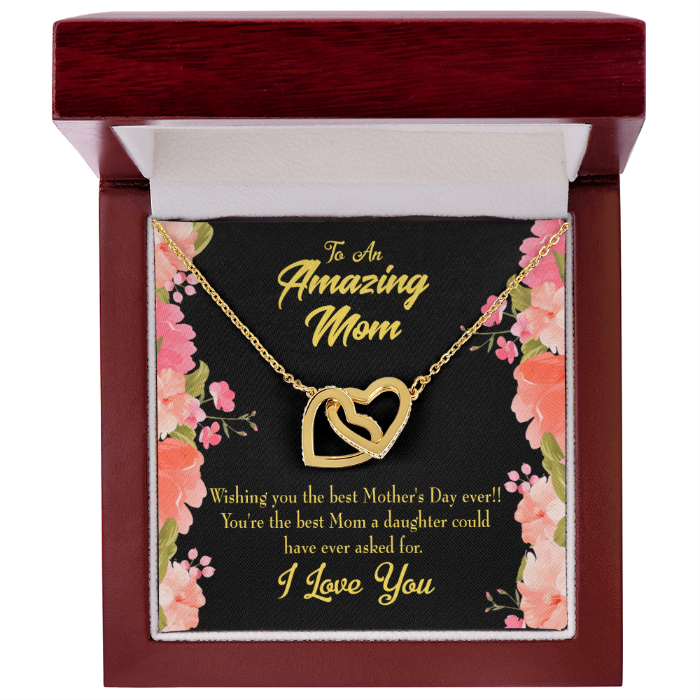 To Mom Best Mom Daughter Could Have Inseparable Necklace-Express Your Love Gifts