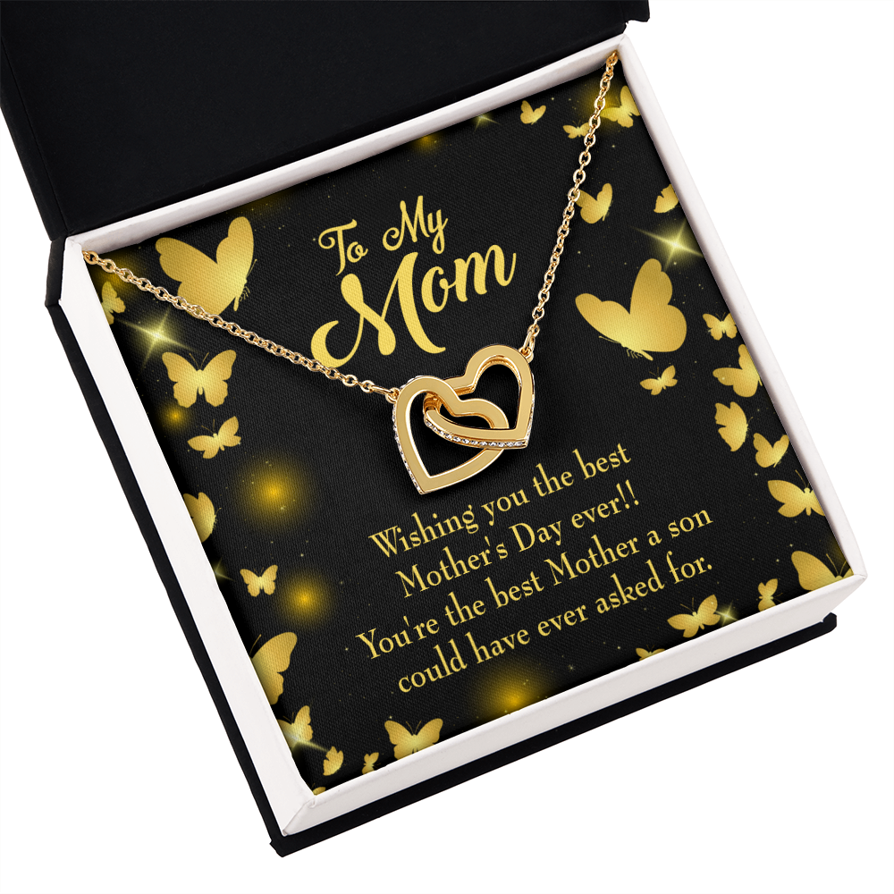 To Mom Best Mother a Son Inseparable Necklace-Express Your Love Gifts