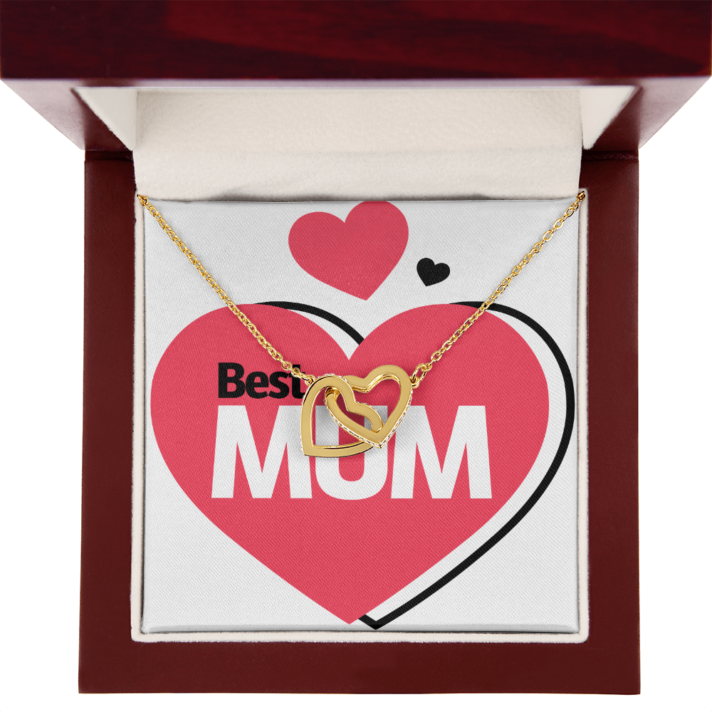 To Mom Best Mum Heart Inseparable Necklace-Express Your Love Gifts