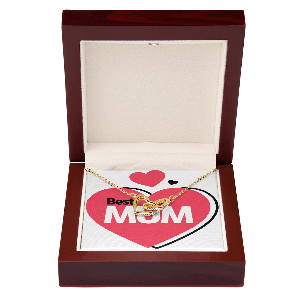 To Mom Best Mum Heart Inseparable Necklace-Express Your Love Gifts