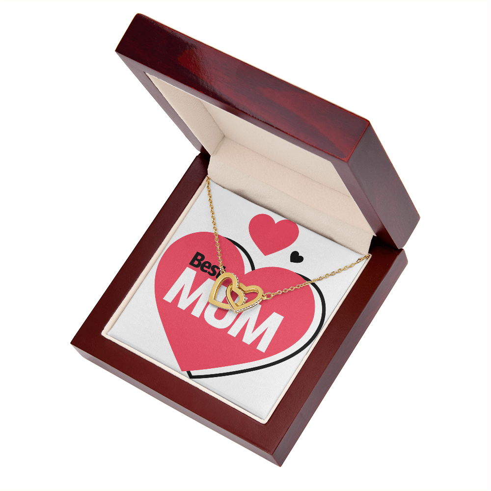 To Mom Best Mum Heart Inseparable Necklace-Express Your Love Gifts