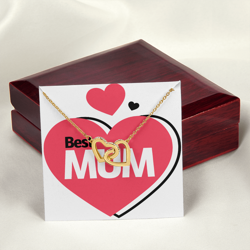 To Mom Best Mum Heart Inseparable Necklace-Express Your Love Gifts