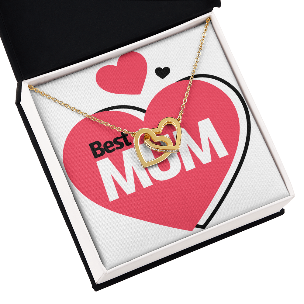 To Mom Best Mum Heart Inseparable Necklace-Express Your Love Gifts