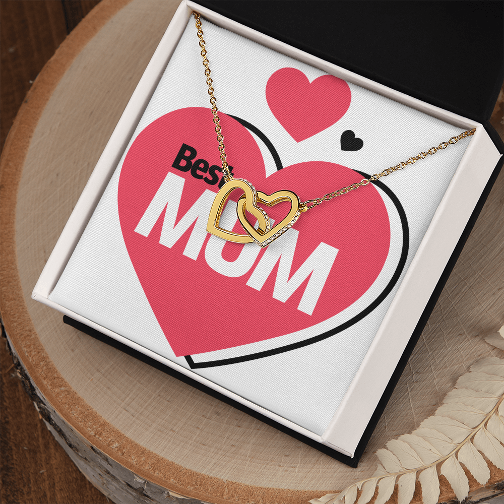 To Mom Best Mum Heart Inseparable Necklace-Express Your Love Gifts