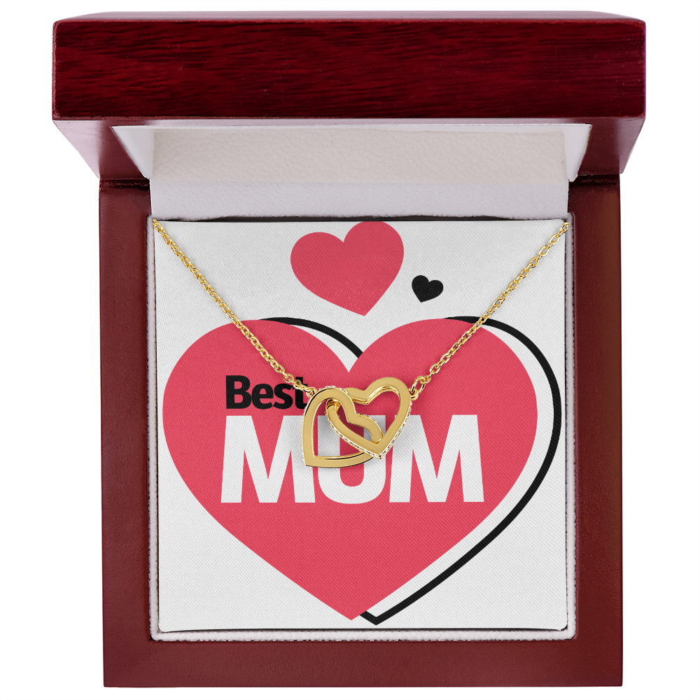 To Mom Best Mum Heart Inseparable Necklace-Express Your Love Gifts