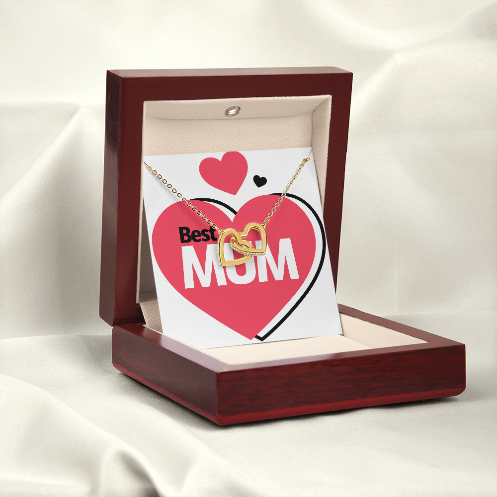 To Mom Best Mum Heart Inseparable Necklace-Express Your Love Gifts