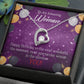 To Mom Birthday Message Best in Universe Forever Necklace w Message Card-Express Your Love Gifts