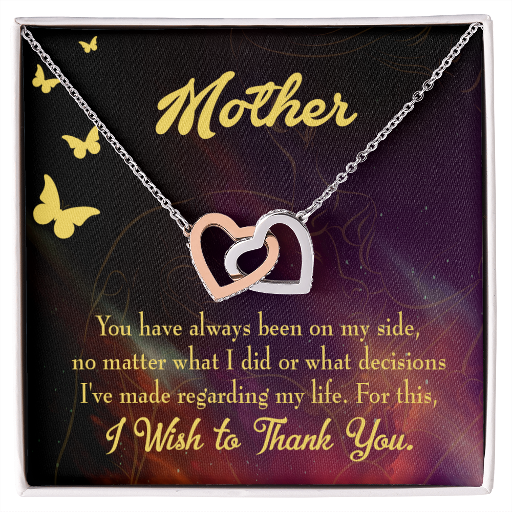 To Mom By My Side Inseparable Necklace-Express Your Love Gifts