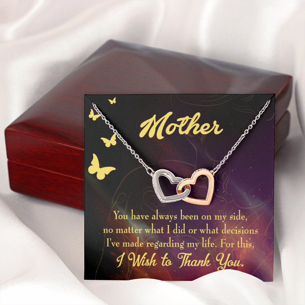 To Mom By My Side Inseparable Necklace-Express Your Love Gifts