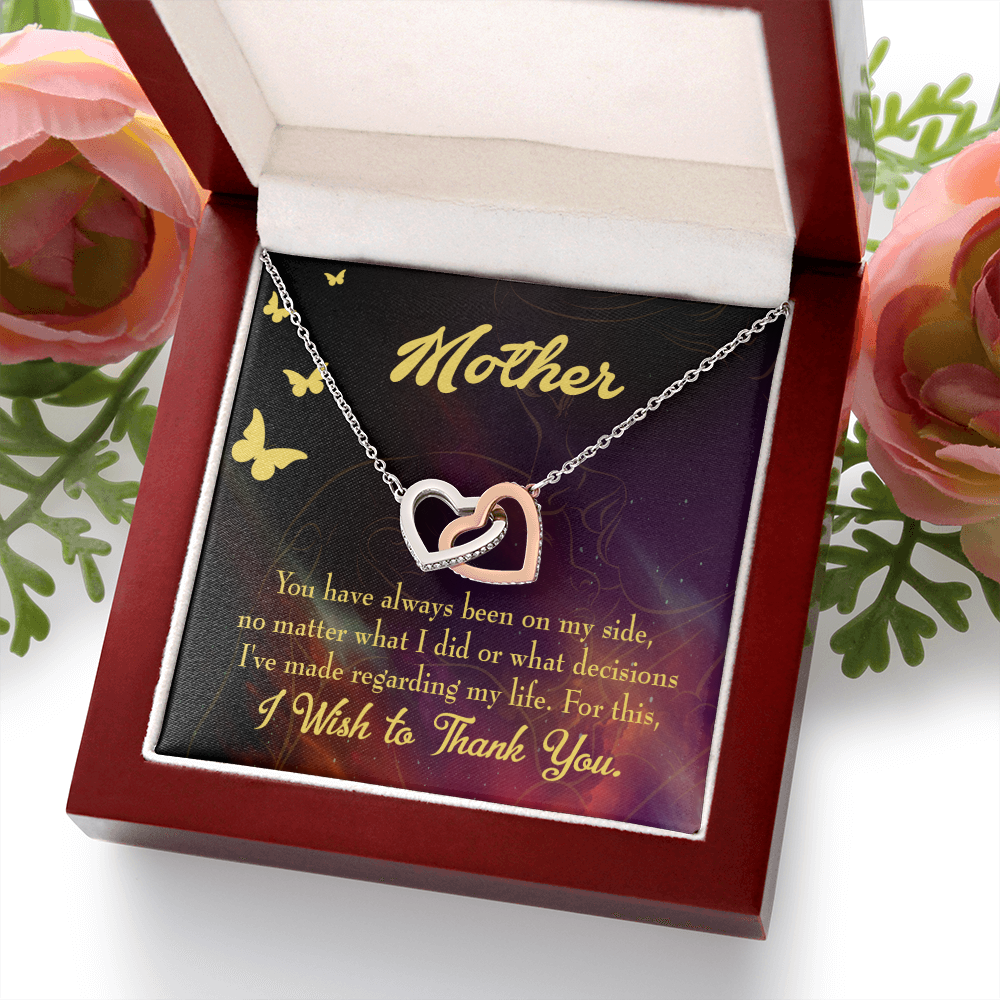 To Mom By My Side Inseparable Necklace-Express Your Love Gifts