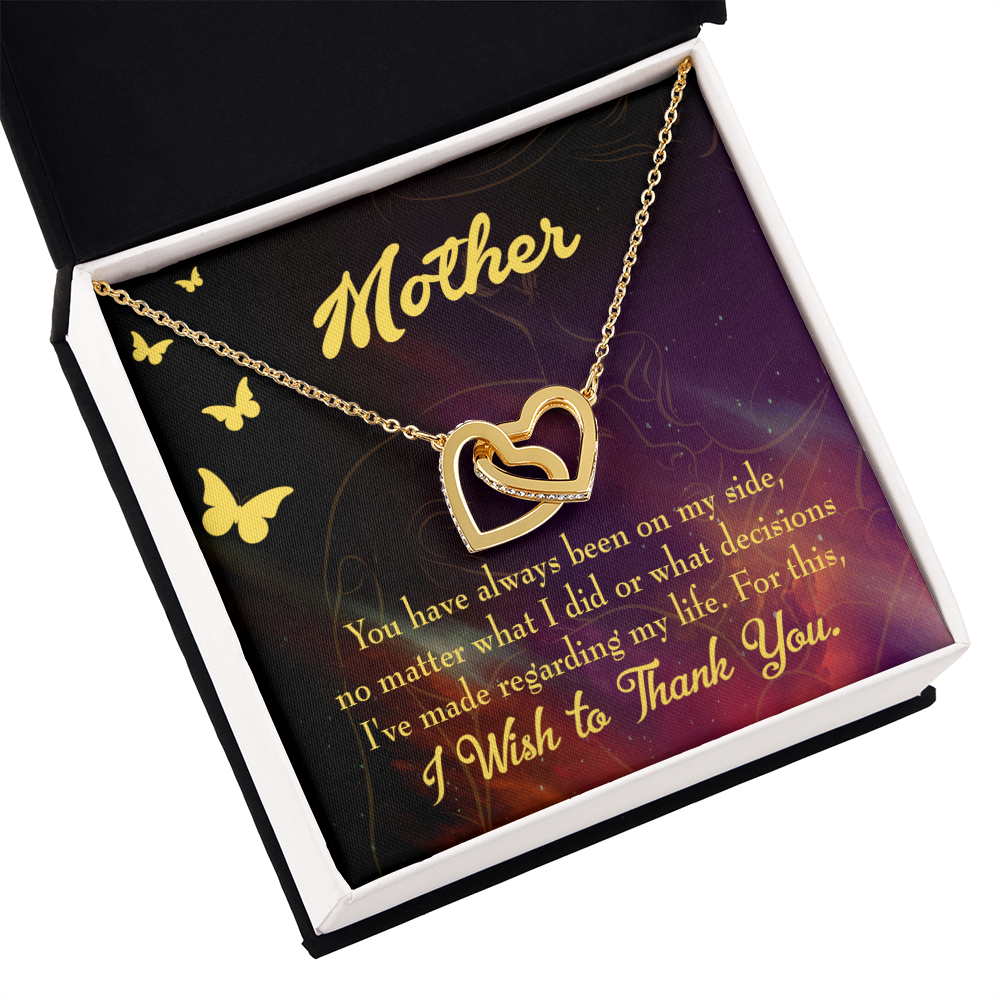 To Mom By My Side Inseparable Necklace-Express Your Love Gifts