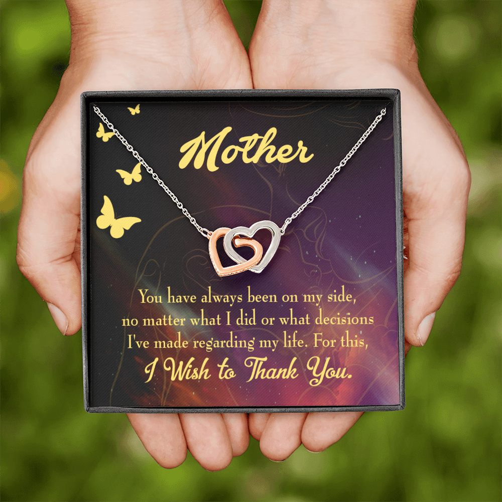 To Mom By My Side Inseparable Necklace-Express Your Love Gifts