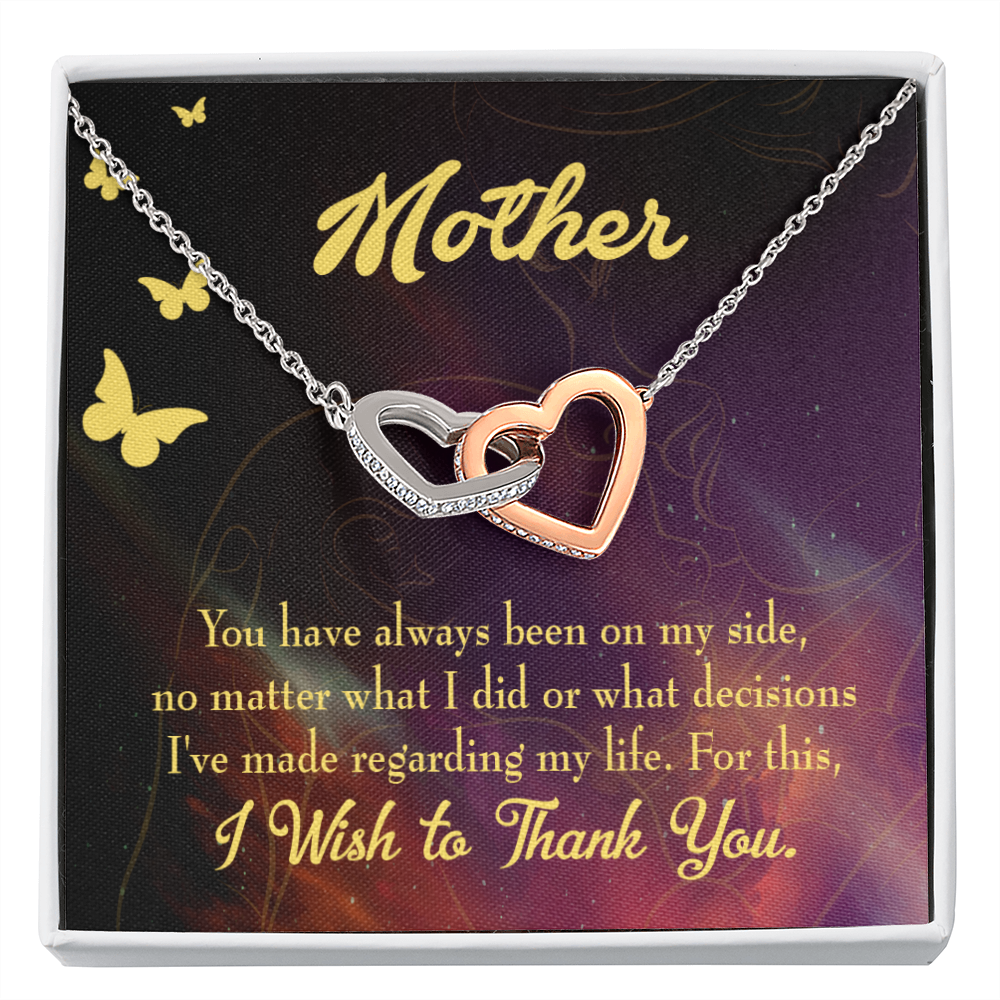 To Mom By My Side Inseparable Necklace-Express Your Love Gifts