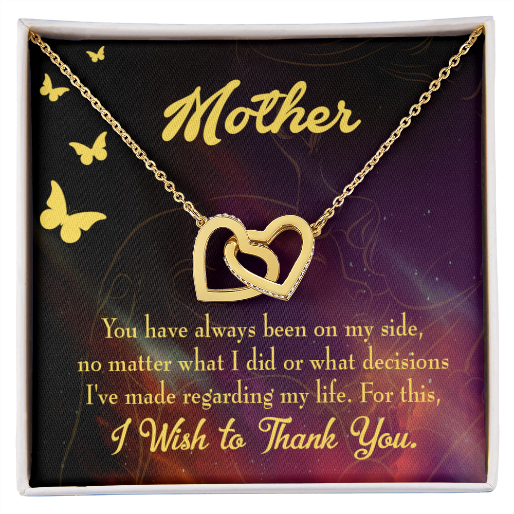 To Mom By My Side Inseparable Necklace-Express Your Love Gifts