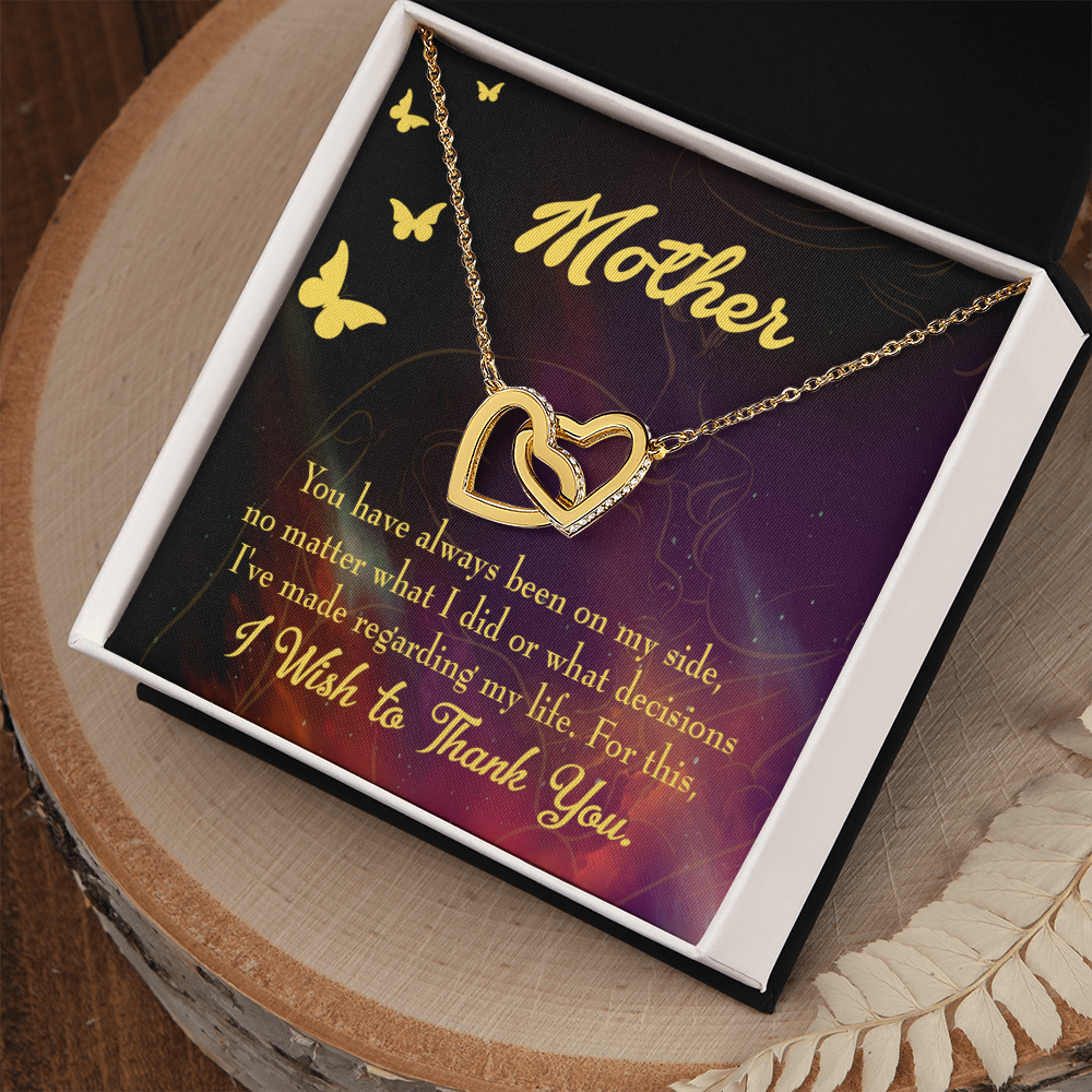 To Mom By My Side Inseparable Necklace-Express Your Love Gifts