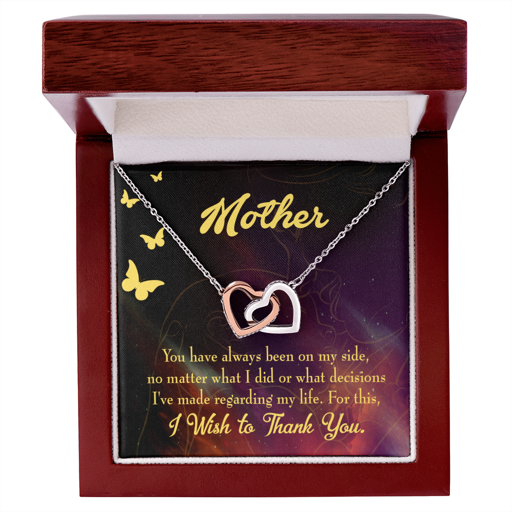 To Mom By My Side Inseparable Necklace-Express Your Love Gifts