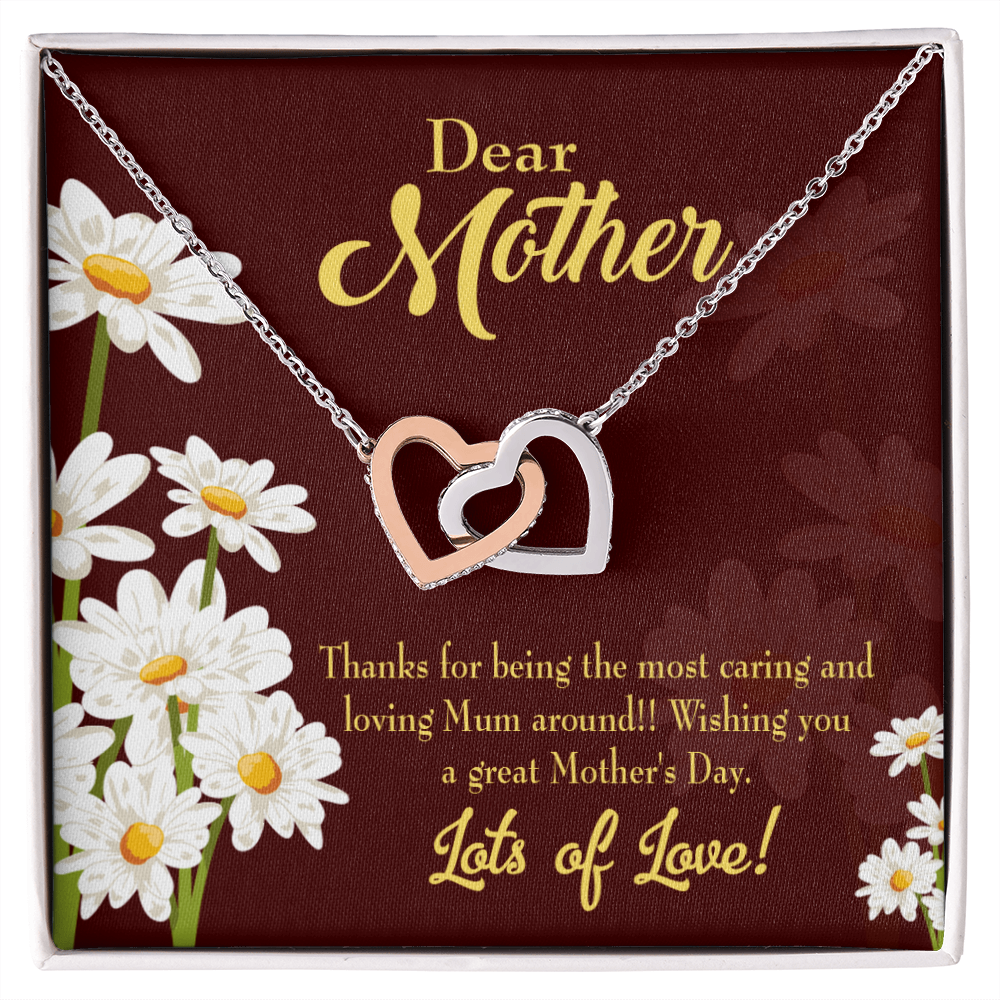 To Mom Caring and Loving Inseparable Necklace-Express Your Love Gifts