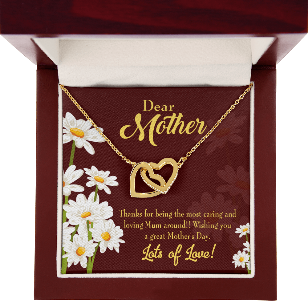 To Mom Caring and Loving Inseparable Necklace-Express Your Love Gifts