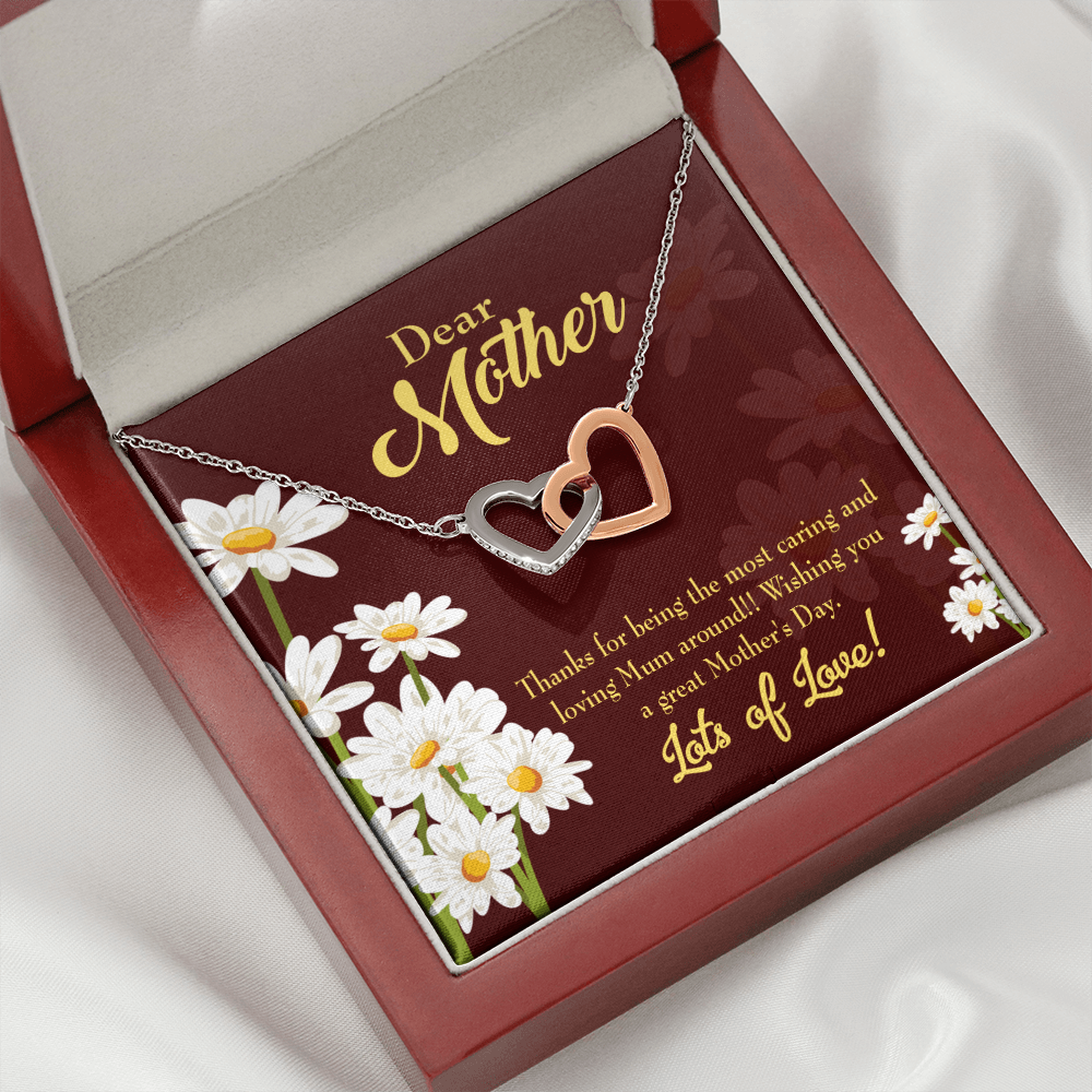 To Mom Caring and Loving Inseparable Necklace-Express Your Love Gifts