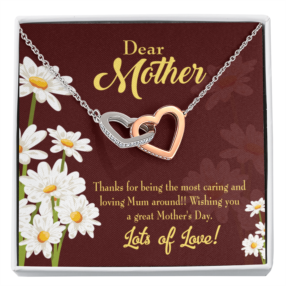 To Mom Caring and Loving Inseparable Necklace-Express Your Love Gifts