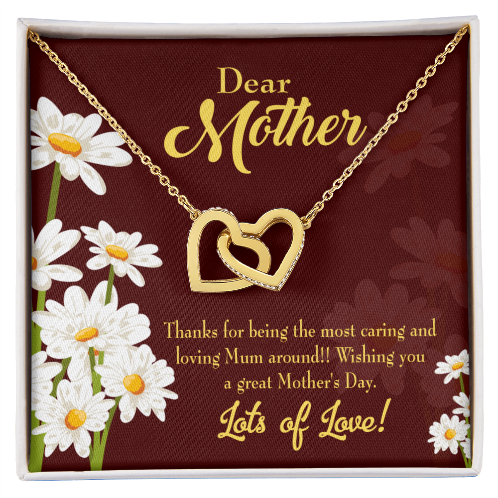 To Mom Caring and Loving Inseparable Necklace-Express Your Love Gifts