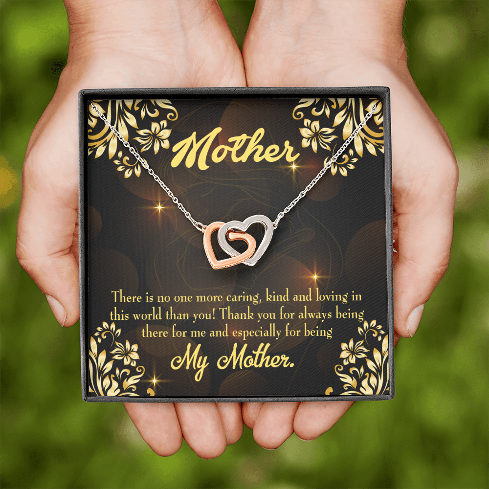 To Mom Caring Kind Loving Inseparable Necklace-Express Your Love Gifts