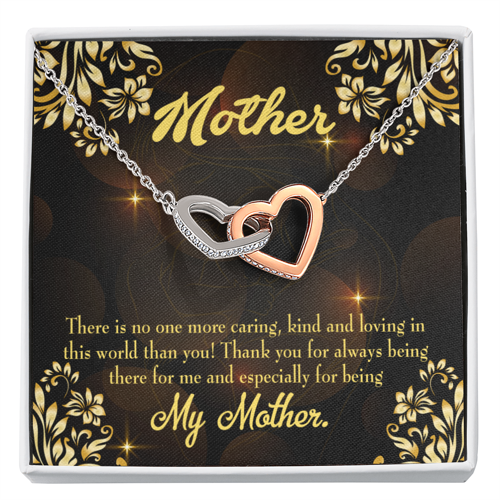 To Mom Caring Kind Loving Inseparable Necklace-Express Your Love Gifts