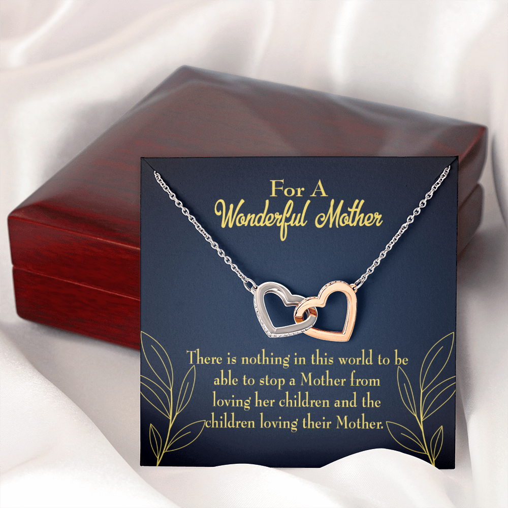 To Mom Children Loving Her Inseparable Necklace-Express Your Love Gifts