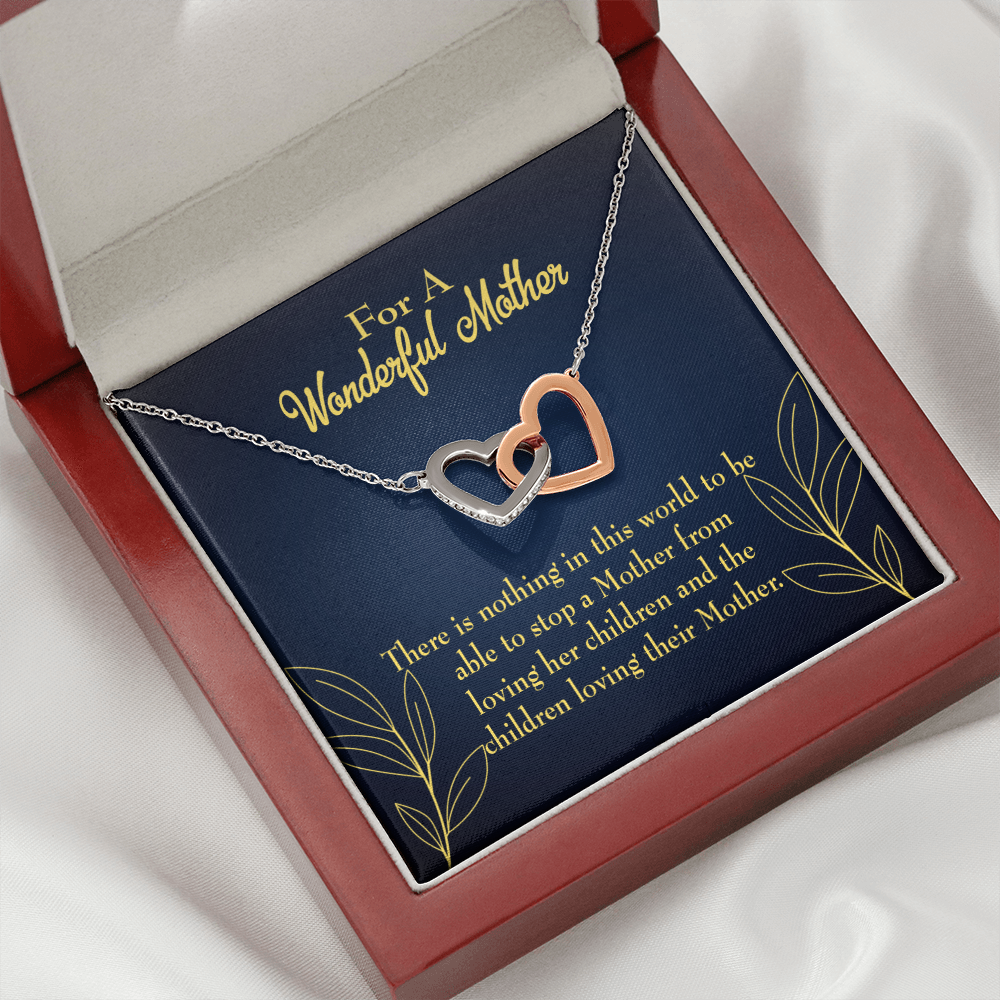 To Mom Children Loving Her Inseparable Necklace-Express Your Love Gifts