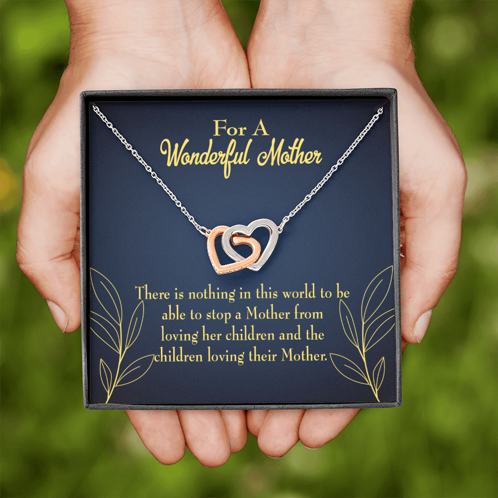 To Mom Children Loving Her Inseparable Necklace-Express Your Love Gifts