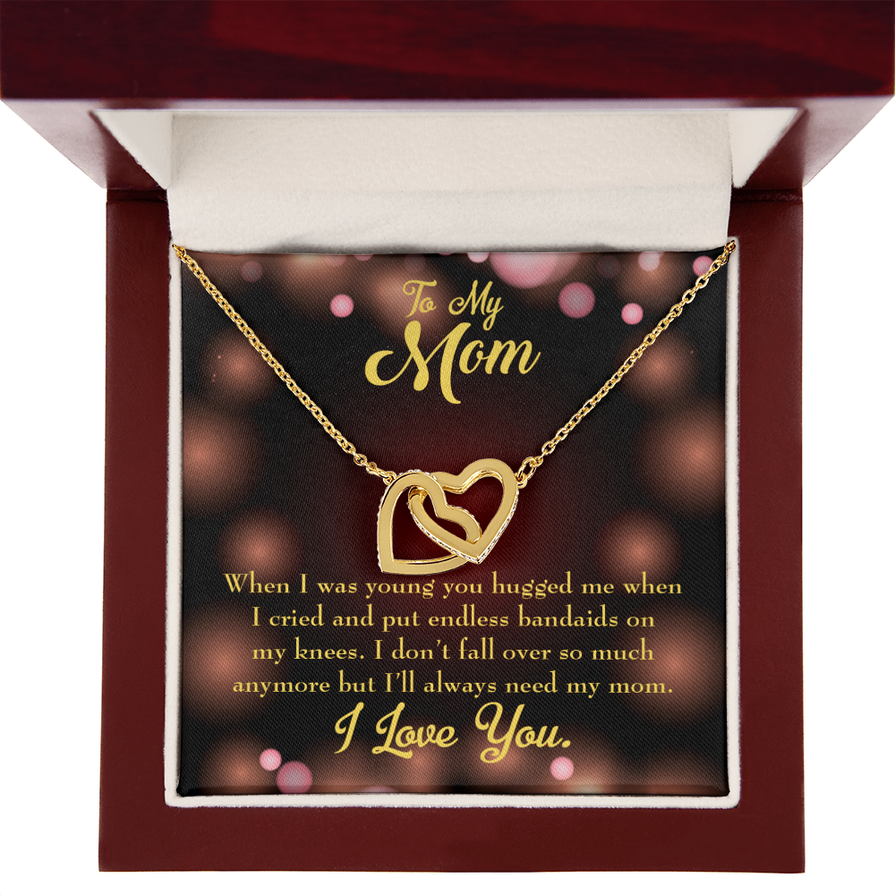 To Mom Endless Bandaids Inseparable Necklace-Express Your Love Gifts