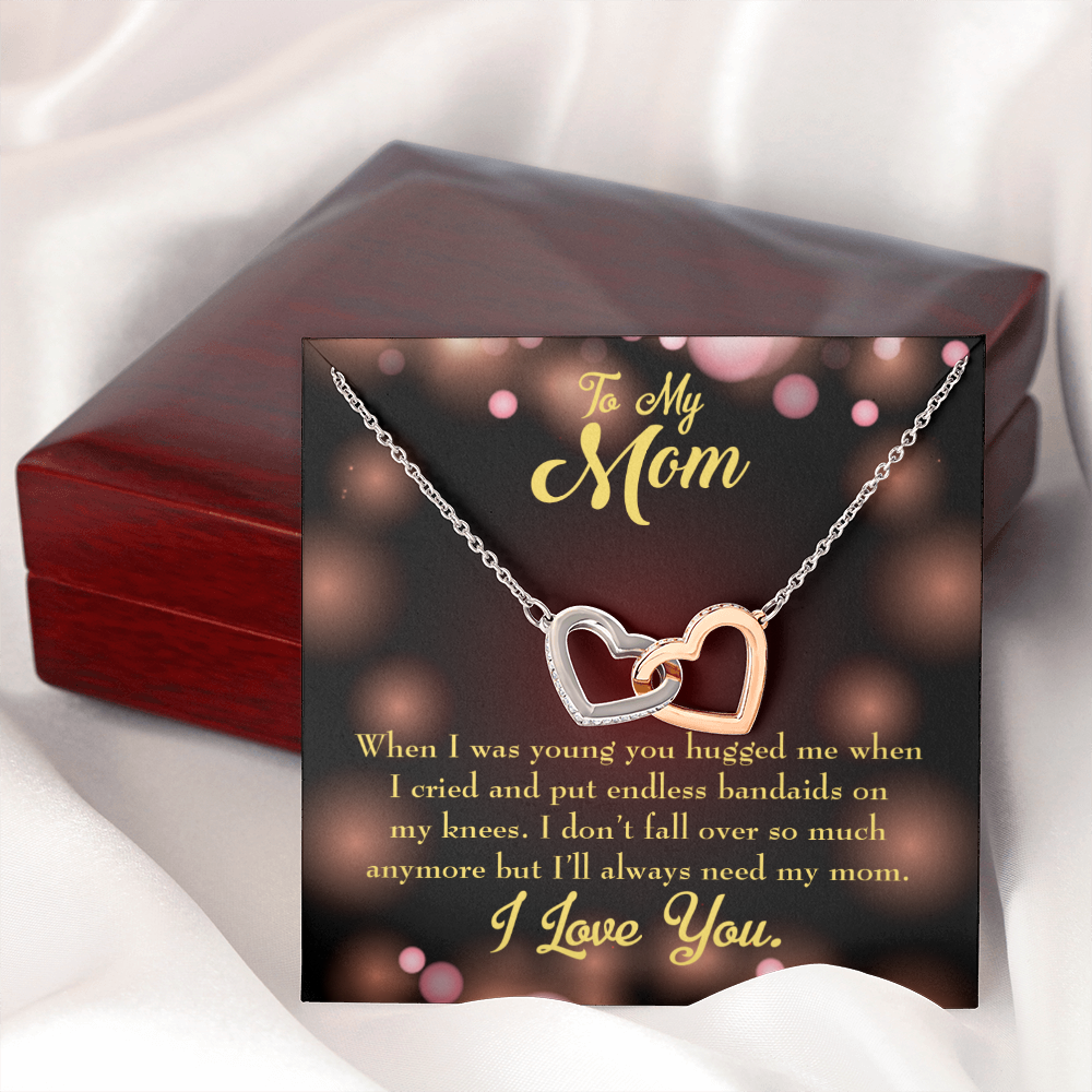 To Mom Endless Bandaids Inseparable Necklace-Express Your Love Gifts