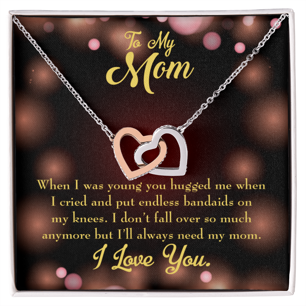 To Mom Endless Bandaids Inseparable Necklace-Express Your Love Gifts