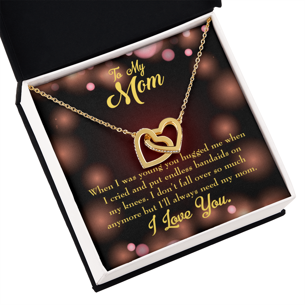 To Mom Endless Bandaids Inseparable Necklace-Express Your Love Gifts