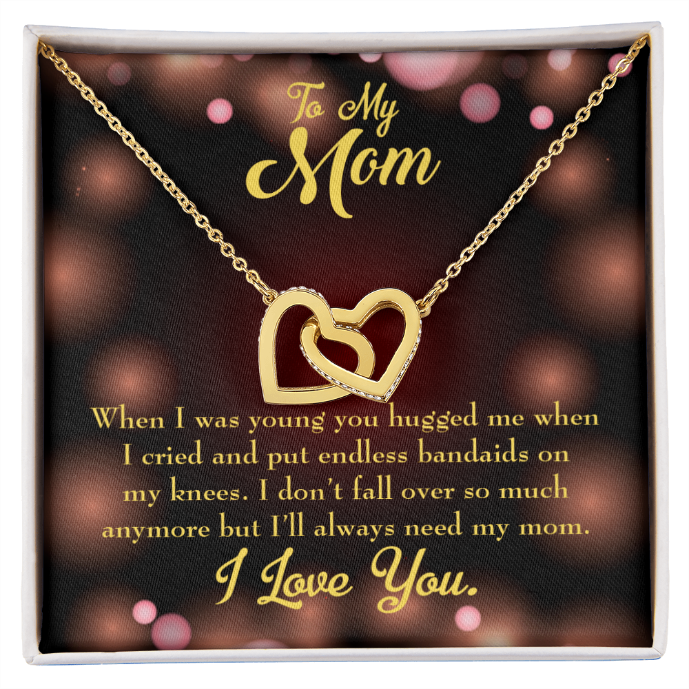 To Mom Endless Bandaids Inseparable Necklace-Express Your Love Gifts