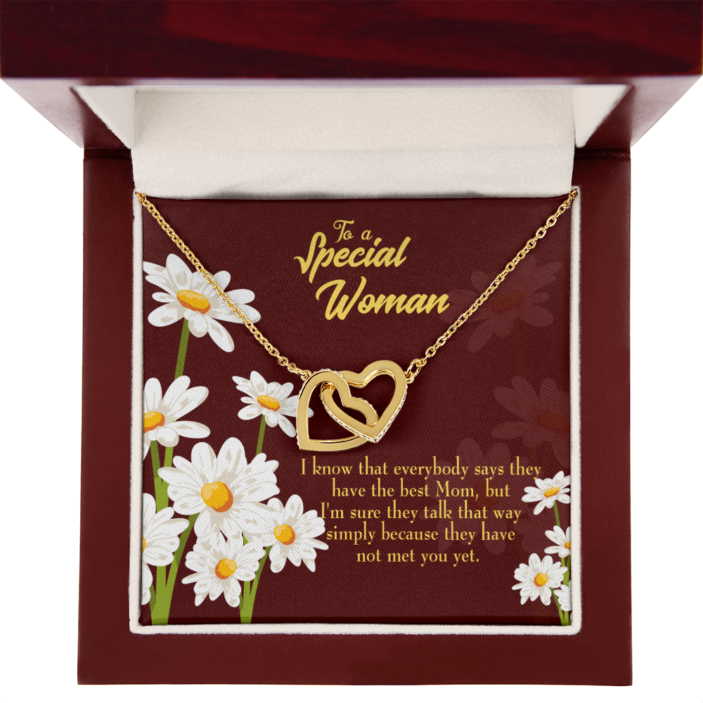 To Mom Everybody Have The Best Mom Inseparable Necklace-Express Your Love Gifts