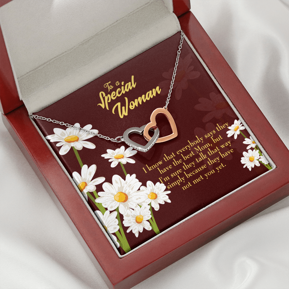 To Mom Everybody Have The Best Mom Inseparable Necklace-Express Your Love Gifts