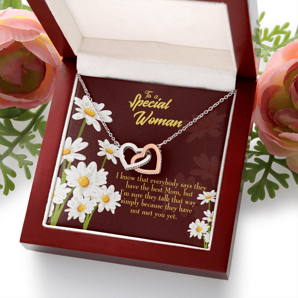 To Mom Everybody Have The Best Mom Inseparable Necklace-Express Your Love Gifts