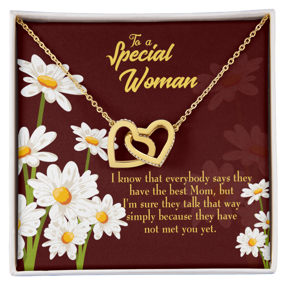 To Mom Everybody Have The Best Mom Inseparable Necklace-Express Your Love Gifts